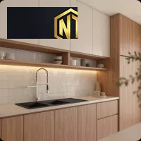 TỦ BẾP ĐƠN GIẢN NGỌC THỊNH - TB01